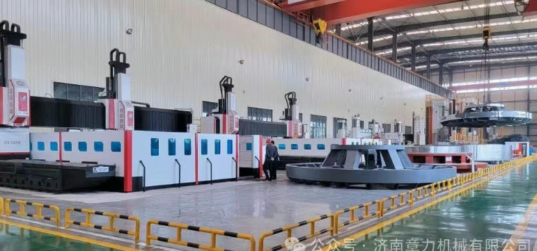 速看！大型工件加工不容错过的博斯曼双主轴龙门高速数控钻铣床